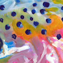 Load image into Gallery viewer, Colours of the Rainbow – Vibrant Rainbow Trout Art Print by Jack Tarpon
