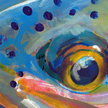 Load image into Gallery viewer, Colours of the Rainbow – Vibrant Rainbow Trout Art Print by Jack Tarpon
