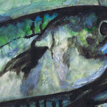 Load image into Gallery viewer, Vivid Mackerel Watercolour Art Print by Jack Tarpon