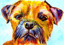 Load image into Gallery viewer, Custom Watercolour Dog Portraits by Oscar Jetson