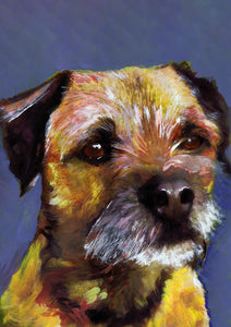 Custom Watercolour Dog Portraits by Oscar Jetson