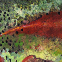 Load image into Gallery viewer, Crimson Current – Rainbow Trout Fly Fishing Art Print by Jack Tarpon