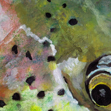 Load image into Gallery viewer, Emerald Depths – Rainbow Trout Fly Fishing Art Print by Jack Tarpon
