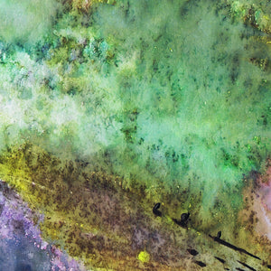 River Glow – Trout Mixed Media Fly Fishing Art Print by Jack Tarpon