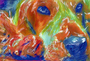 Cocker Spaniel Art Print, Gift For Cocker Spaniel Owner, Show Cocker Print, Spaniel Painting, Gift For Cocker Spaniel Mom, Dog Art Print, Cocker Spaniel Decor hand signed by Oscar Jetson - Dog portraits by Oscar Jetson