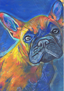 Custom Pastel Dog Portraits by Oscar Jetson