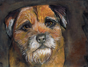 Custom Pastel Dog Portraits by Oscar Jetson