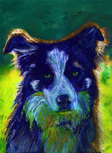 Custom Pastel Dog Portraits by Oscar Jetson