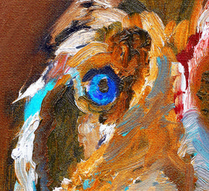 Cocker Spaniel Print, dog, Cocker spaniel owner gift,  dog art print, Signed Colorful Cocker Spaniel Art, Dog painting, dog lover gift. - Dog portraits by Oscar Jetson