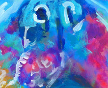 Load image into Gallery viewer, Boston terrier painting,boston bull terrier gift,boston bull, american gentleman gift,boxwood,boston bull abstract, boston bull art print - Dog portraits by Oscar Jetson