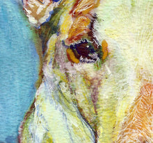 Load image into Gallery viewer, English Bull terrier Dog Painting, Art print, Dog portrait, English bull wall art, English Bull watercolor picture, bull terrier gift idea - Dog portraits by Oscar Jetson